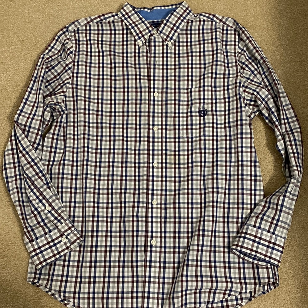 Mens Long Sleeved Button Down